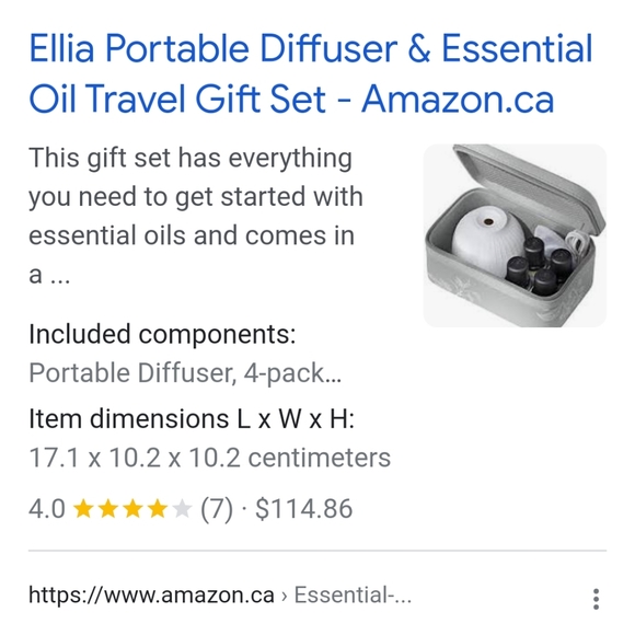 Homedics Essential Oil Diffuser Travel Set - Picture 6 of 12